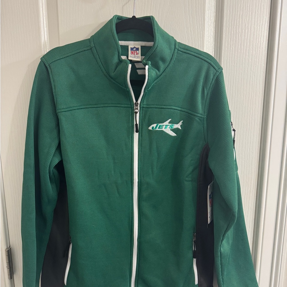 Brand New NY Jets Zip-Up Jacket - Gang Green
